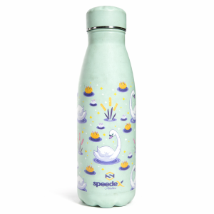 Swan Bliss Stainless Steel Water Bottle – Mint Green (500 ML)