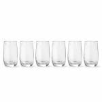 Premium Clear Glass Tumbler Set (Pack of 6)
