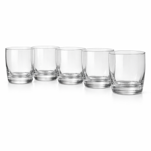 Premium Clear Glass Tumbler Set with Thick Base (Pack of 6)